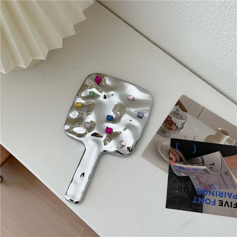 Cute Solid Color PS PVC Mirror