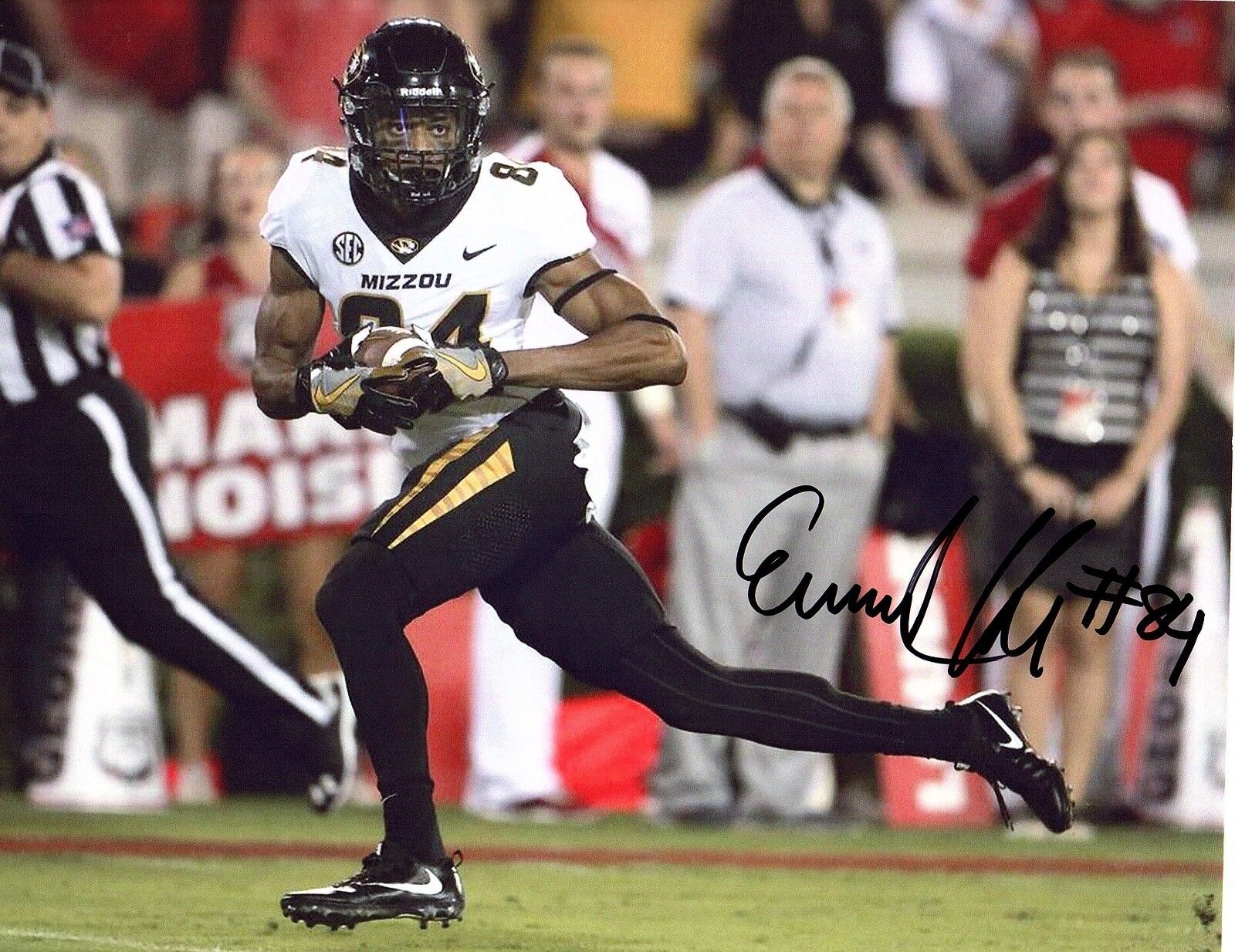 Emanuel Hall Missouri Tigers Signed autographed 8x10 football Photo Poster painting Mizzou