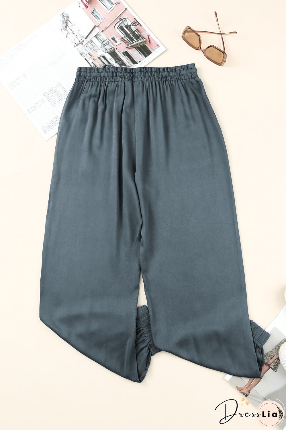 Drawstring Waist Joggers with Pockets