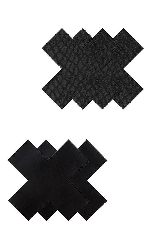 pornhint Pornhint Peekaboos Classic Black X Pasties