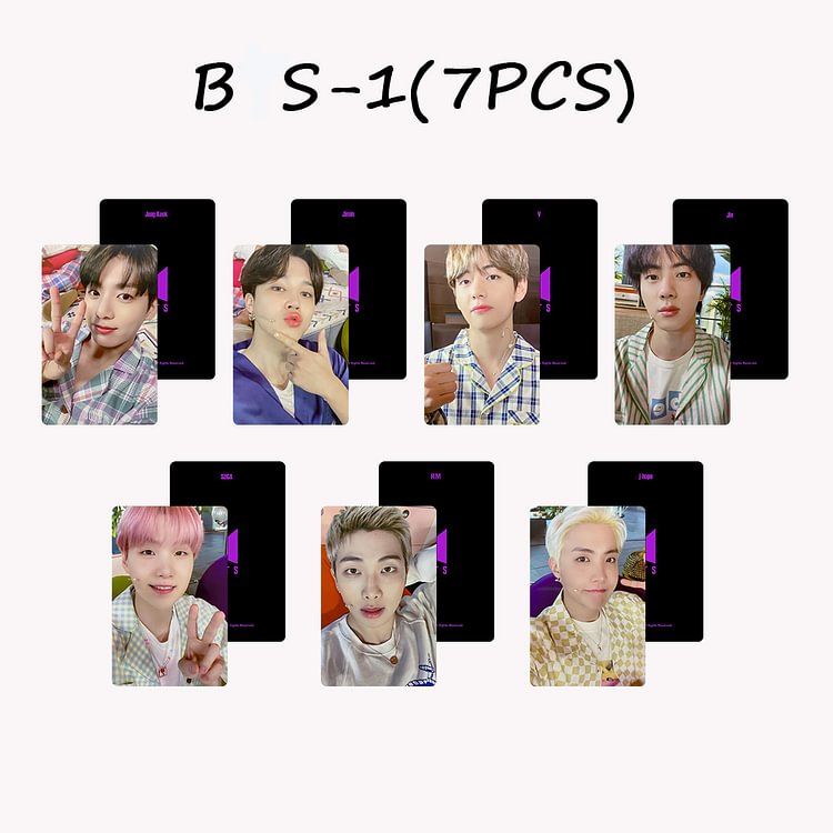 BTS Merch Box Photo Card