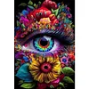 (50*70cm)Eye of the Flower - Full Round Drill Diamond Painting