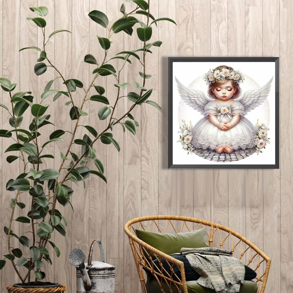 Full Round Diamond Painting 40*40cm - Angel Child