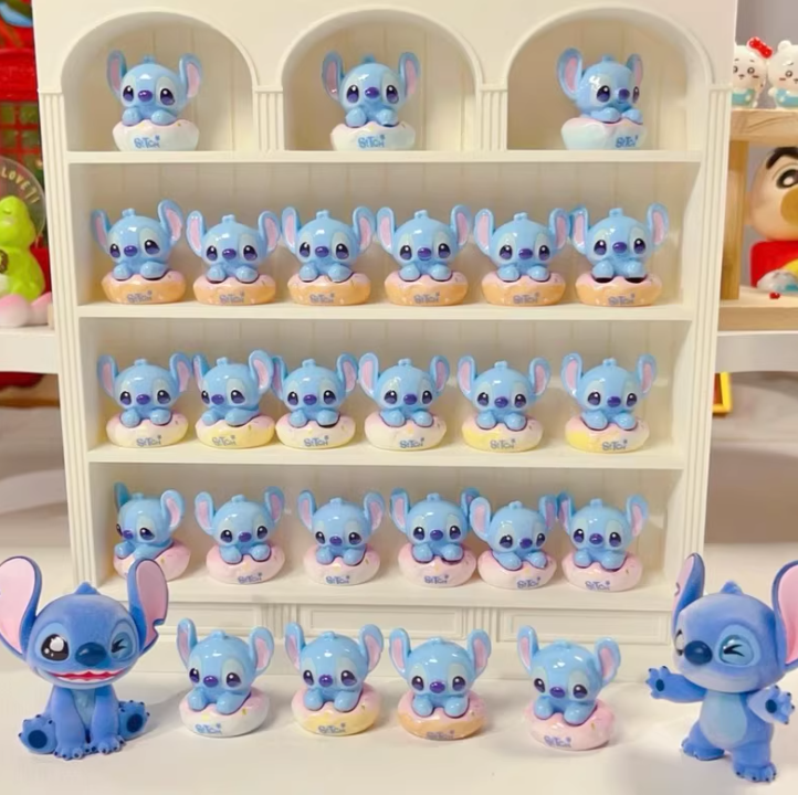 Mini Donut Blue DIY Resin Charms