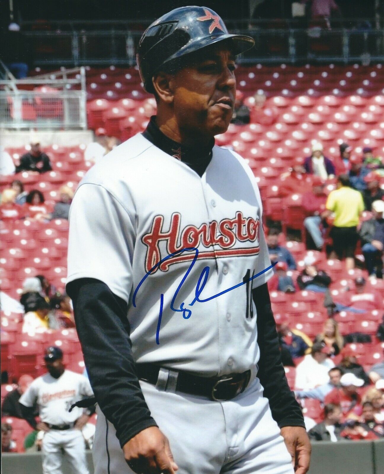 Signed 8x10 BOBBY MEACHAM Houston Astros Autographed Photo Poster painting - COA