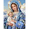 (Pre-Framed)Virgin Mary-Special Shape Diamond Painting Kit(30x40cm)