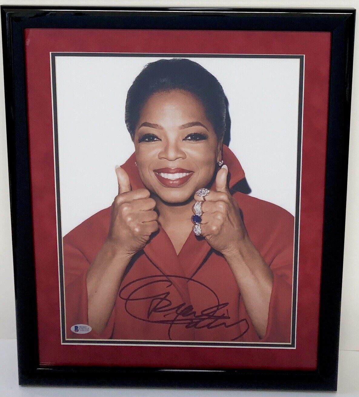 Oprah Winfrey Signed Autographed Framed Photo Poster painting 15x19 Beckett Authenticated