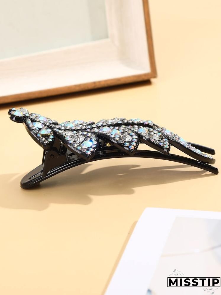 Rhinestone Decor Hair Clip