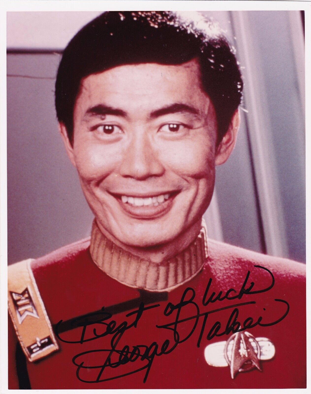 George Takei Star Trek The Movie Signed 8 x 10