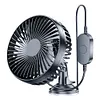 USB Single Head Car Fan 12V/24V with Suction Cup Windshield Desk Fan Auto Cooler