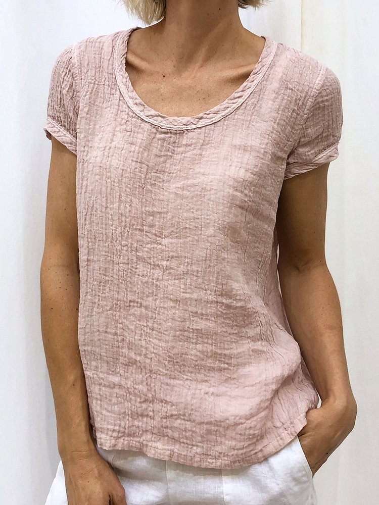 Bestdealfriday Summer Short Sleeve Round Neck Casual T-Shirts