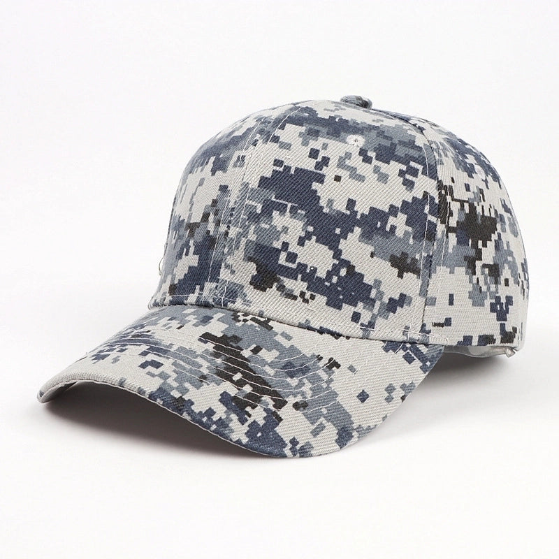 Baseball Cap Men’s Sun Hat Fishing Cap Outdoor CS Camouflage Sun Hat Military Training Sports Group Building Middle-aged Hat