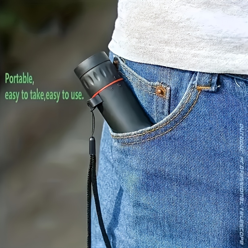 Likron Watches Compact Portable Monocular Telescope with Phone Clip Ideal for Bird Watching