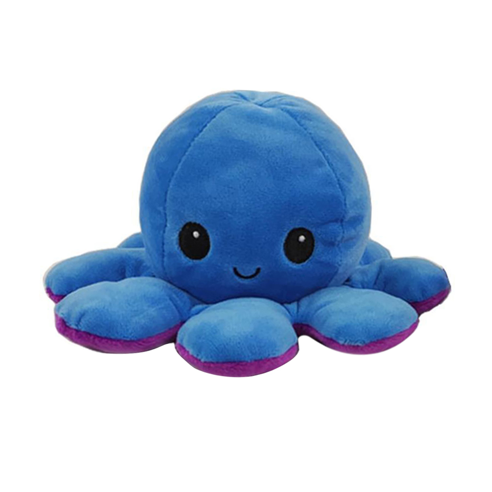 

Cute Soft Reversible Flip Octopu Doll Double-Sided Plush Toys, 501 Original
