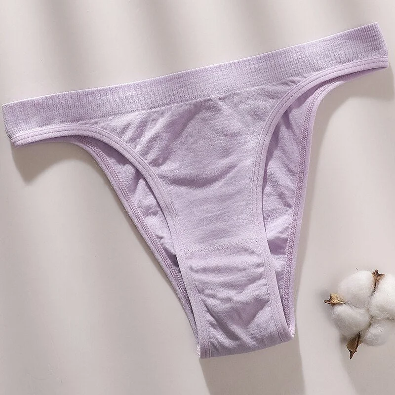 Women Thong Brazilian Panties Sexy G-String Female Underpants Bikini Cotton Gusset Sexy Lingerie Ladies Seamless Underwear