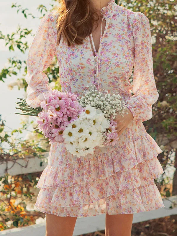 Long sleeve veck dress