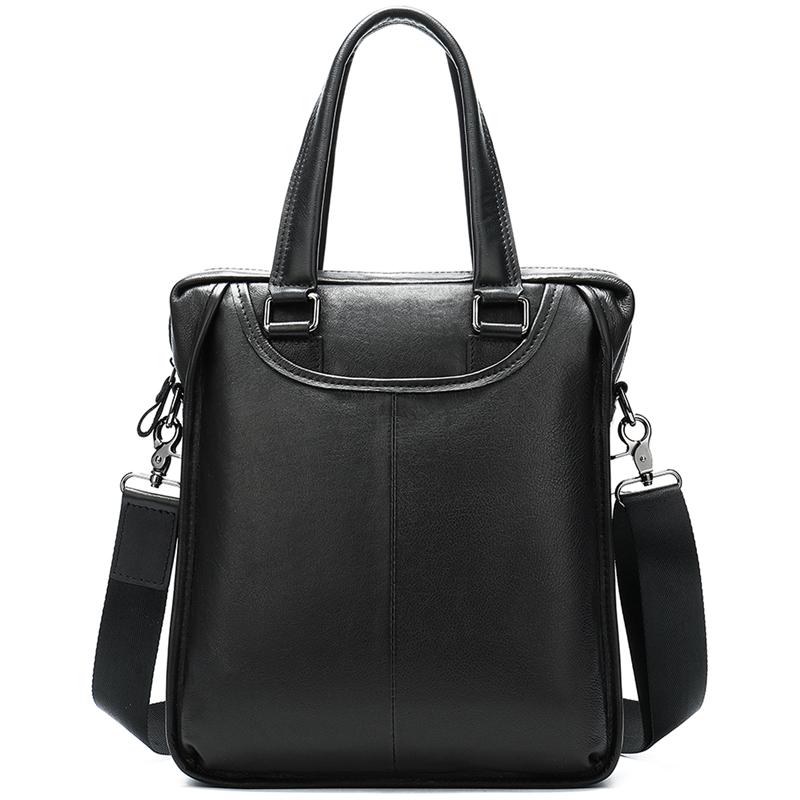 Men's Business Leather Large Capacity Fashion Casual Handbag Waterproof Crossbody Bag