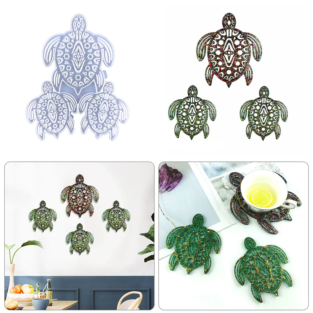 3 in 1 Sea Turtle Resin Mold