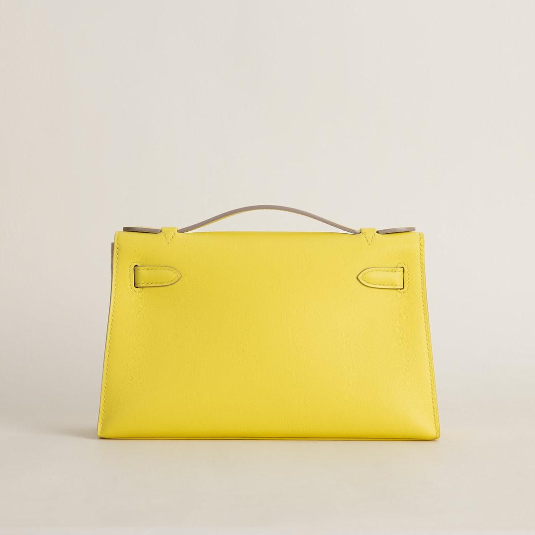 Kelly pochette Swift 9R Lime PHW