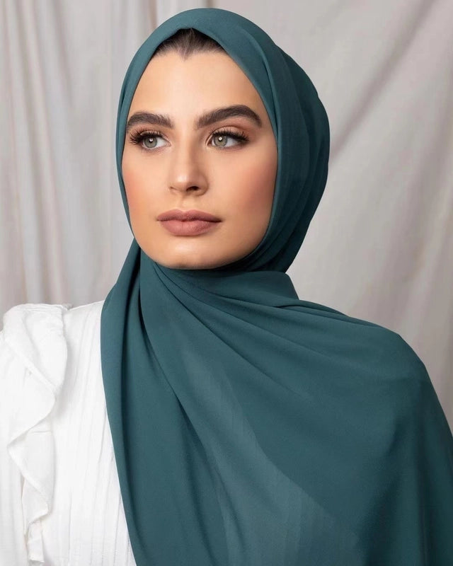 Unisex Basic Minimalist Solid Color Polyester Kerchief