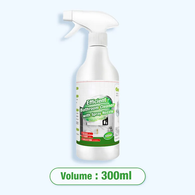 Efficient Bathroom Cleaner with Spray Nozzle