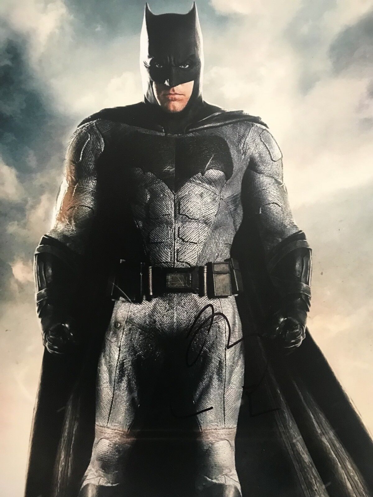 Ben Affleck Signed Justice League 11x14 Photo Poster painting AFTAL