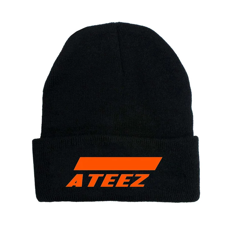 ATEEZ Member Name Logo Beanie Hat