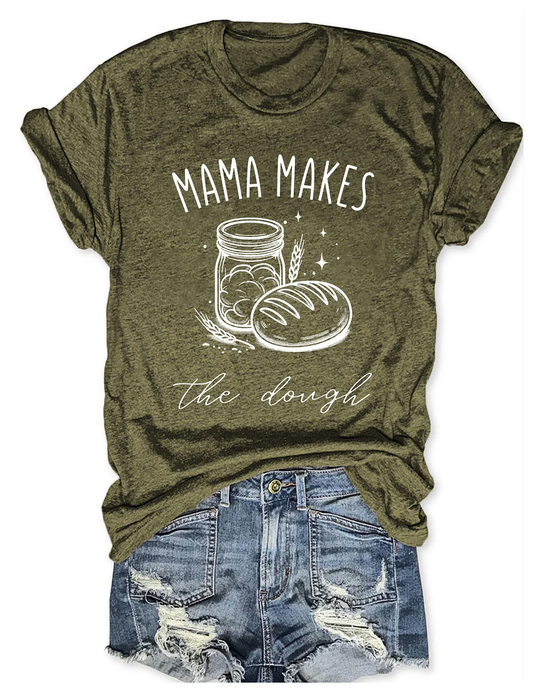 Mama Makes The Dough Bread T-shirt