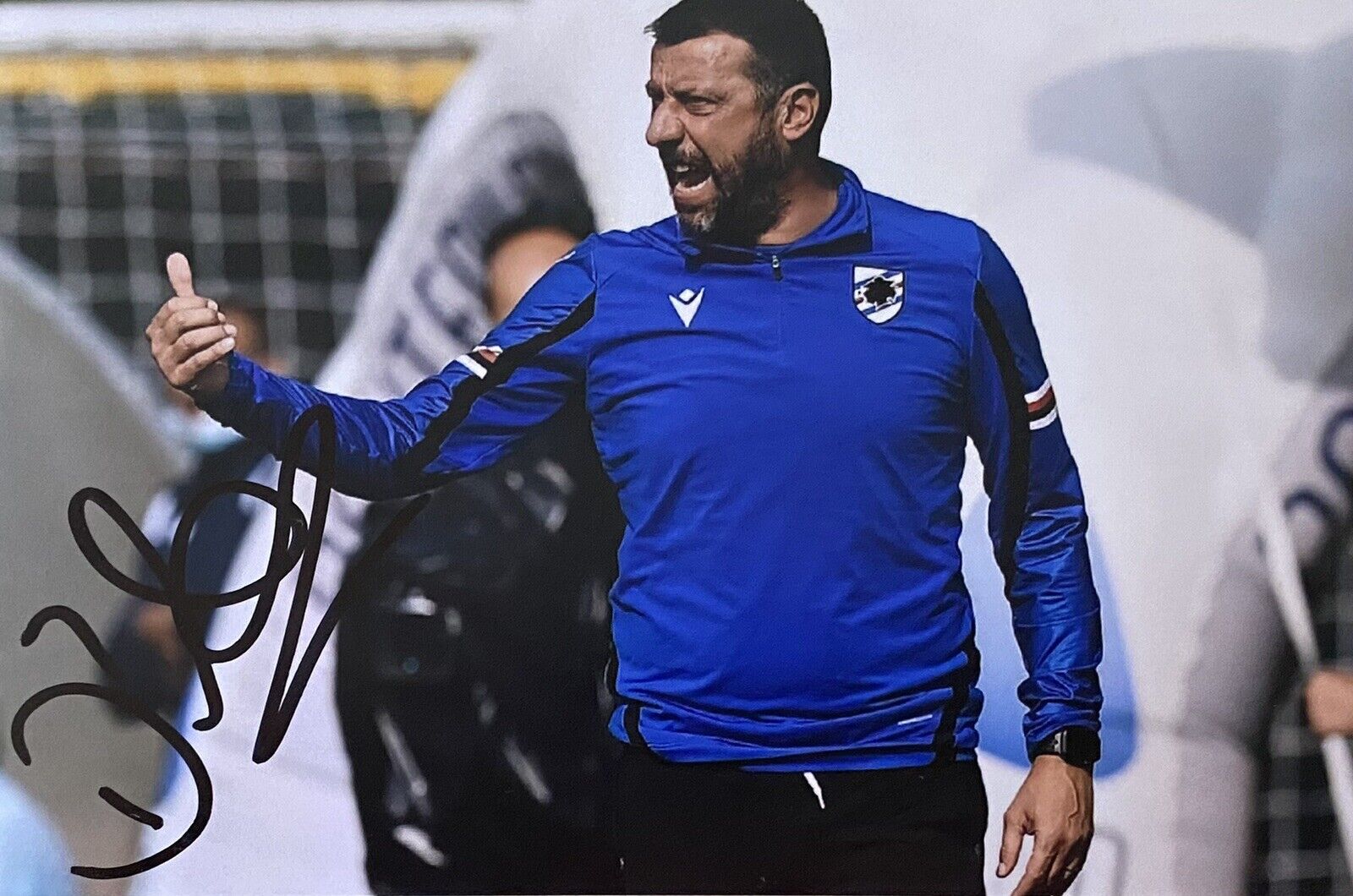 Roberto D'Aversa Hand Signed Sampdoria 6X4 Photo Poster painting 3