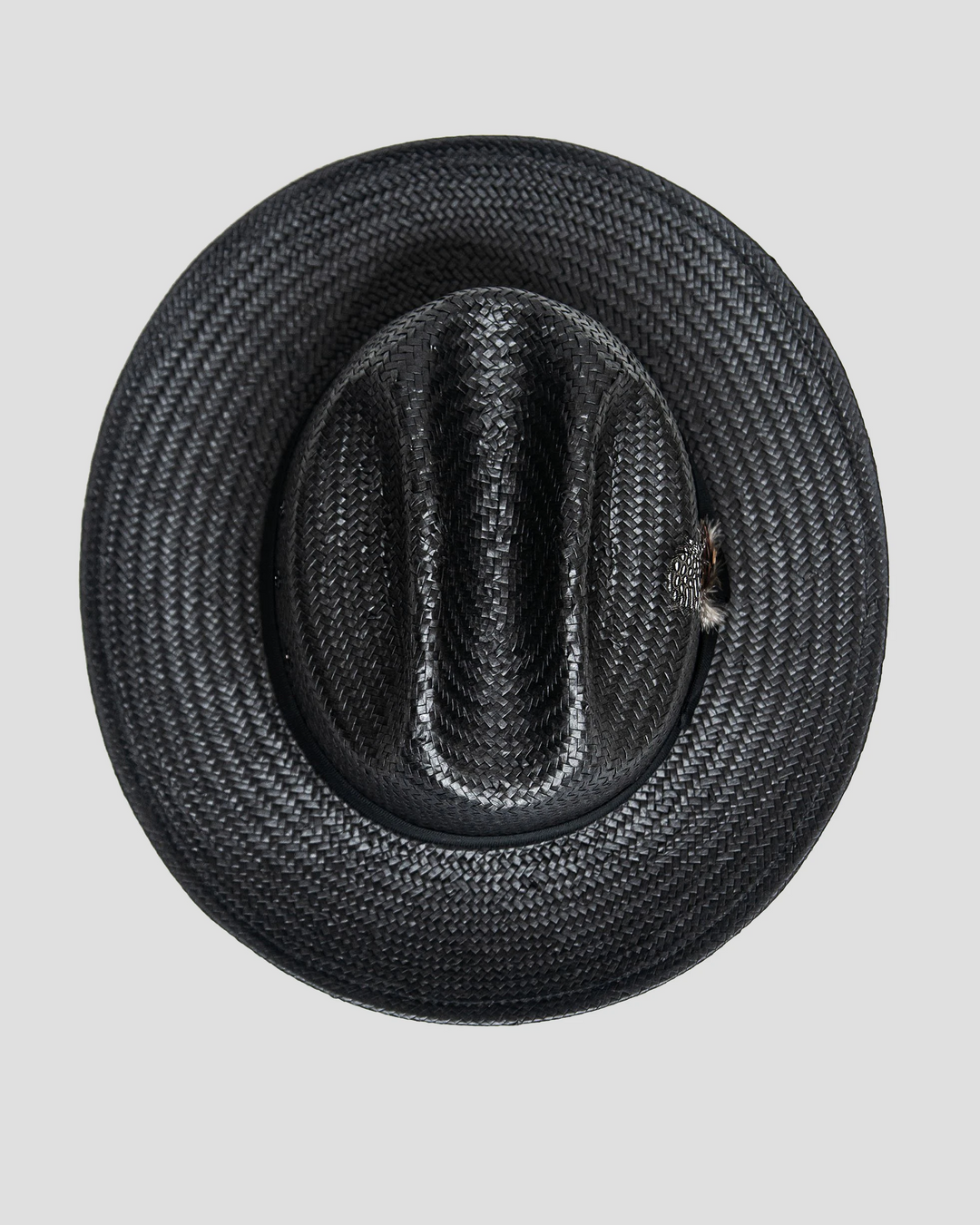 Clearance-Miller Ranch Fedora -- Patriotic Straw [BUY 2 FREE SHIPPING & BOX PACKING]