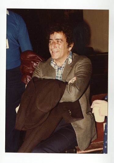 Tony Bennett - Vintage Candid Photo Poster painting by Peter Warrack - Previously Unpublished