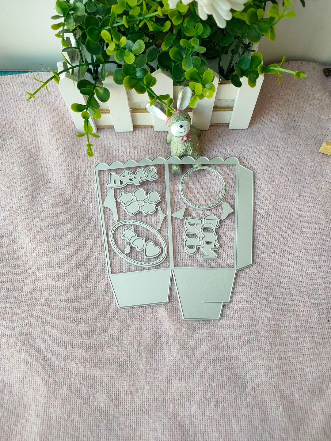 New Beautiful Popcorn box Cutting Dies Stencils for DIY Scrapbooking  photo album Decorative Embossing DIY Paper Cards