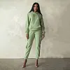 Sweatshirt And Track Pants Set For Women