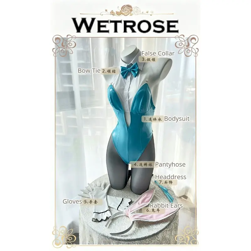 [Wetrose] In Stock Blue Archive Ichinose Asuna Bunny Girl Game Outfit Cosplay Costume