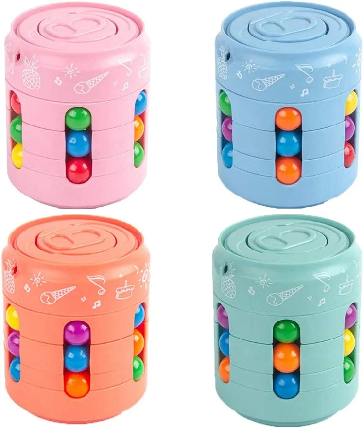 Decompression Rotating Magic Beans cube