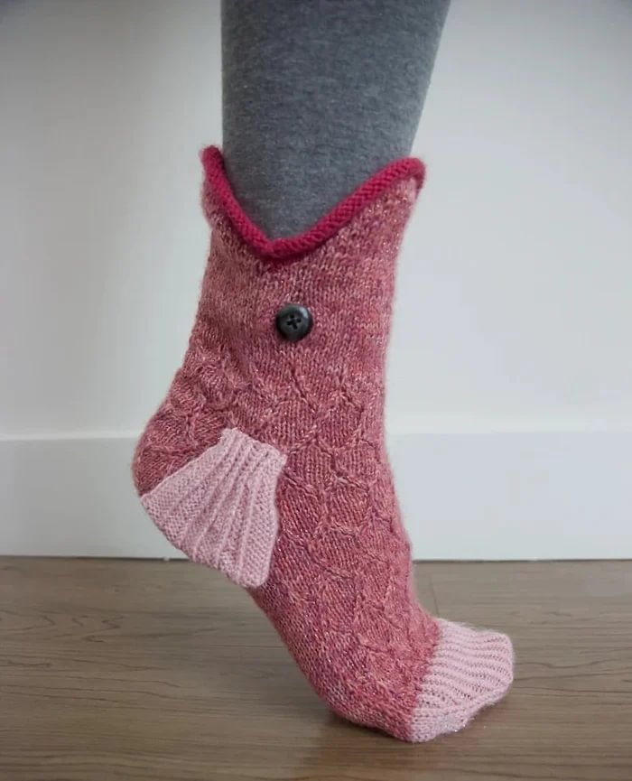 (🎁💝Christmas Pre-Sale 50% OFF!!) - 🎅3D knitted crocodile socks