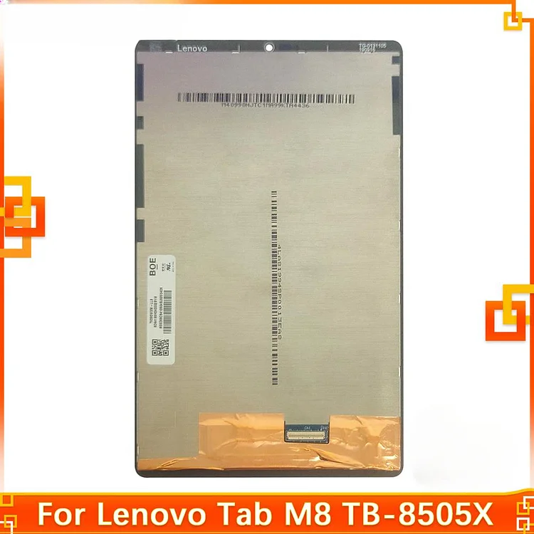 Original 8.0" For Lenovo Tab M8 PRC ROW TB-8505X TB-8505F TB-8505 LCD Display Touch Screen Digitizer LCD replacement Tested