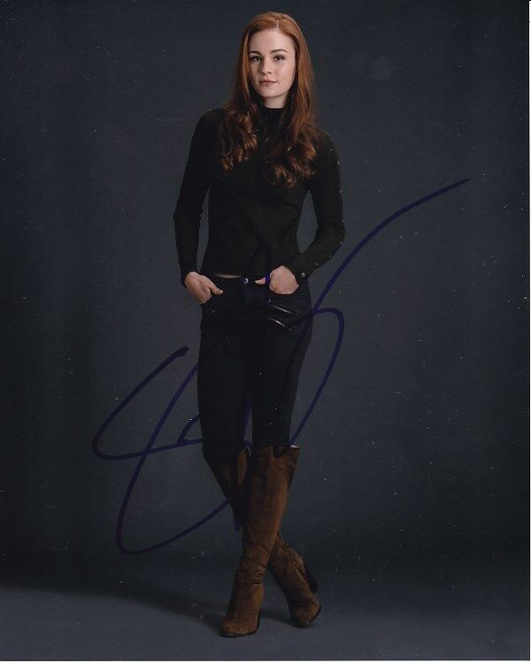 SOPHIE SKELTON Signed Autographed OUTLANDER BRIANNA FRASER Photo Poster painting