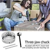 Woodworking 3 Jaws Lathe Chuck Self Centering Wood Clamp Machine Tool