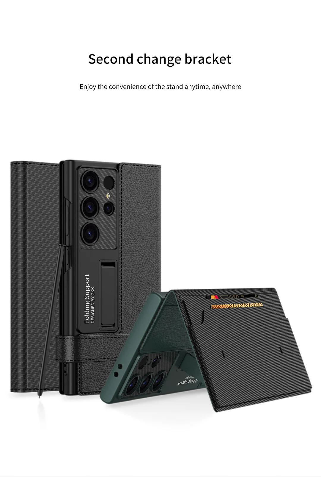 Suitable for Samsung S24/23 flip leather wallet style mobile phone case