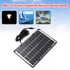 6W 12V DC5521 Camera Solar Panel Outdoor Home Surveillance Lighting Charger