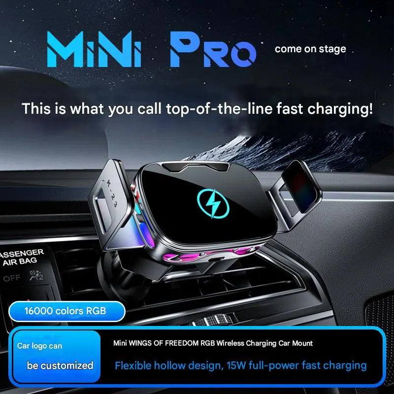 2026 Latest Car Wireless Charging Phone Holder