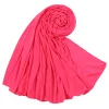 Plain Color Women Sweat Cloth Long Hijab Scarf Shawl