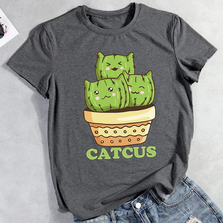 ANB - Cactus Cats Succulent Lovers T-Shirt-012340