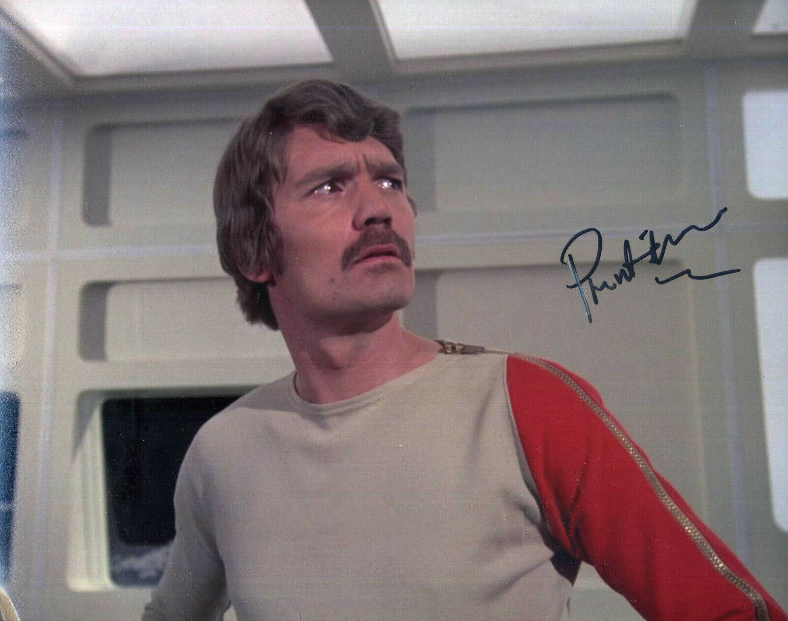 PRENTIS HANCOCK Signed Photo Poster paintinggraph - TV & Film Actor SPACE 1999 - preprint