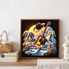 Diamond Painting-DIY Full Round Drill Western Elements Guitar And Horse