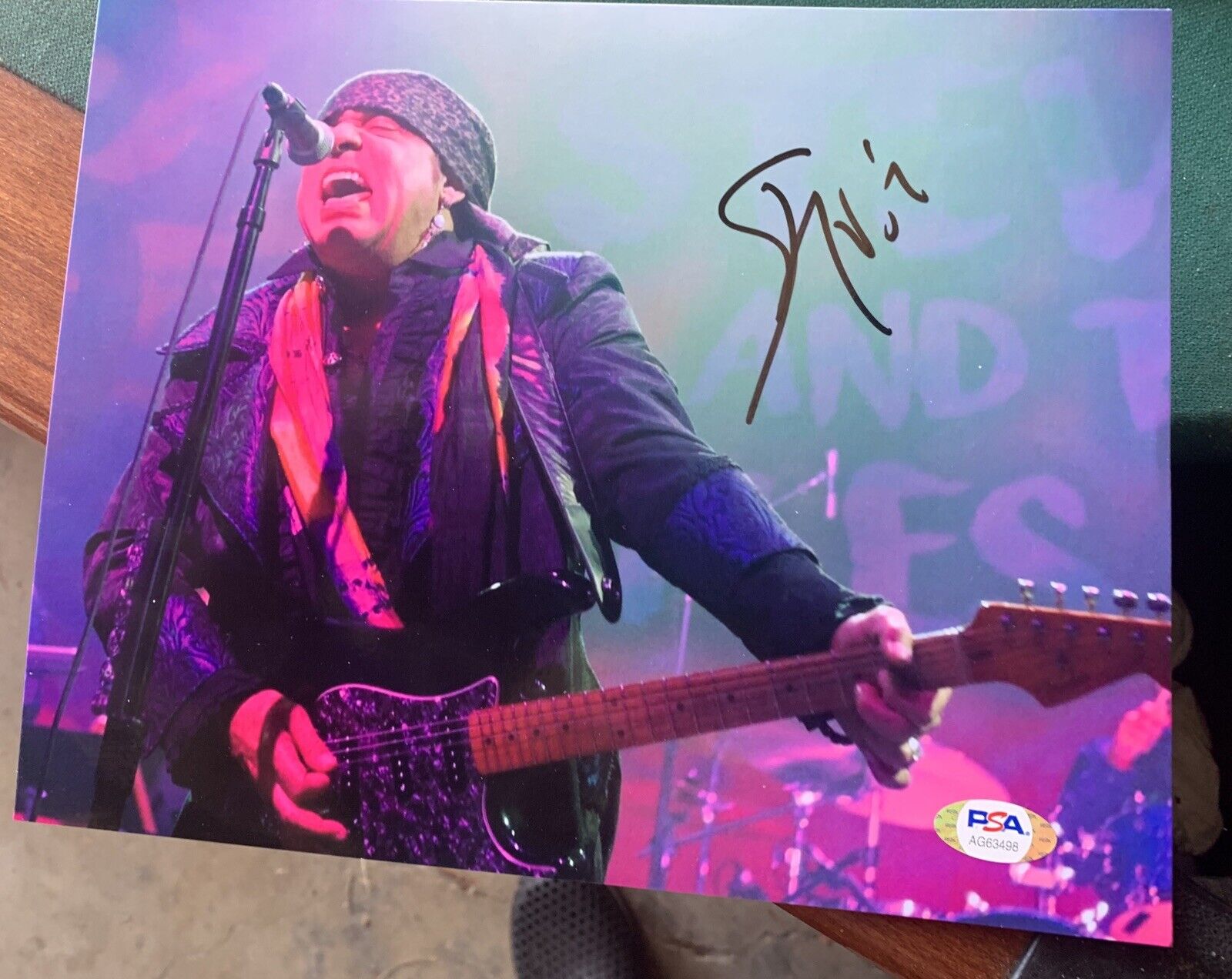 steven van zandt signed 8x10ish Photo Poster painting Pic Psa Cos Bruce Springsteen