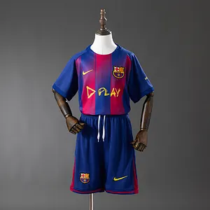 2025/2026 Barcelona Home Derby Special Edition Football Jersey 1:1 Thai Quality Kids Size