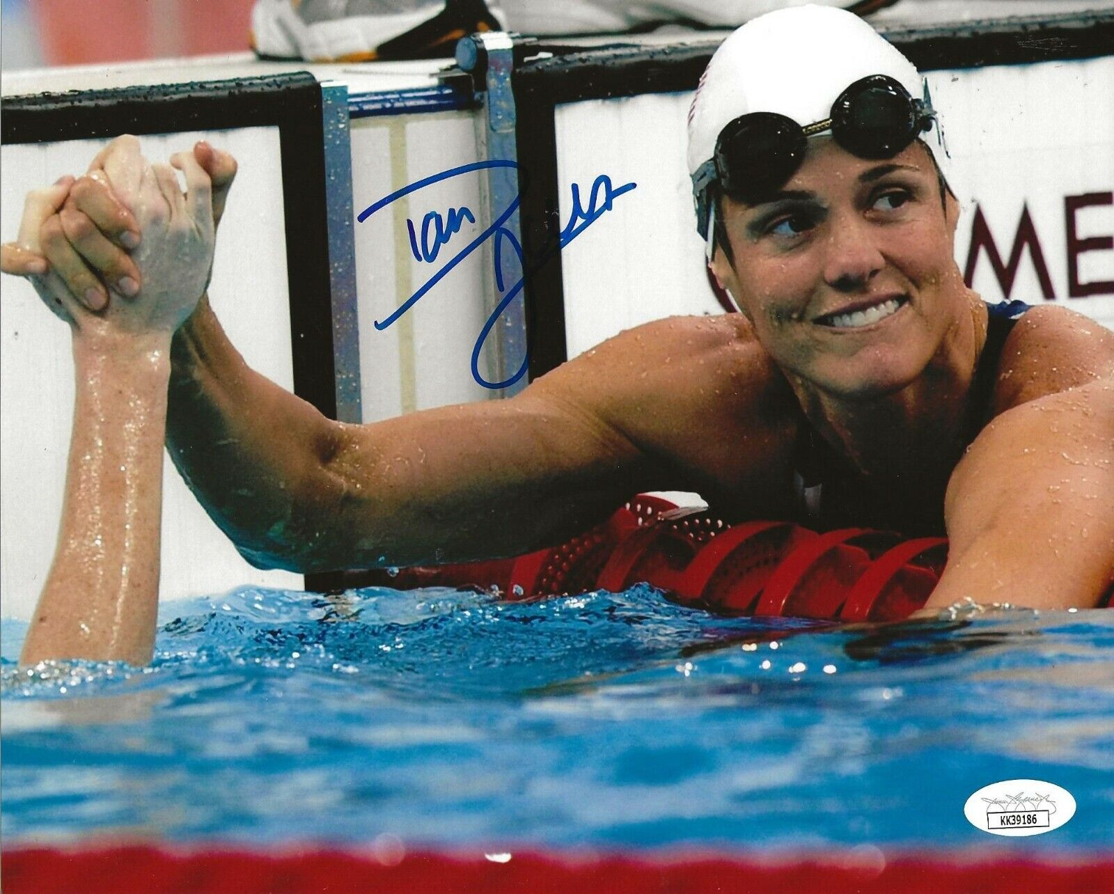 Dara Torres USA Olympic Gold Medal Swimmer signed 8x10 Photo Poster painting autographed 6 JSA