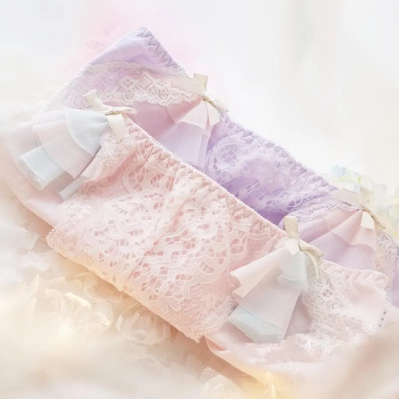 5 Colors Princess Candy Lace Undies SP164919